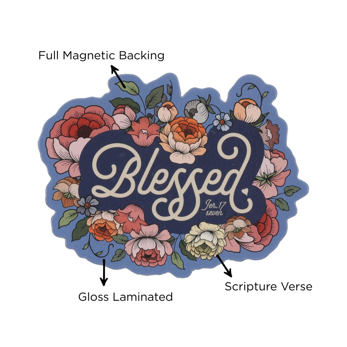Blessed Magnet with a Message