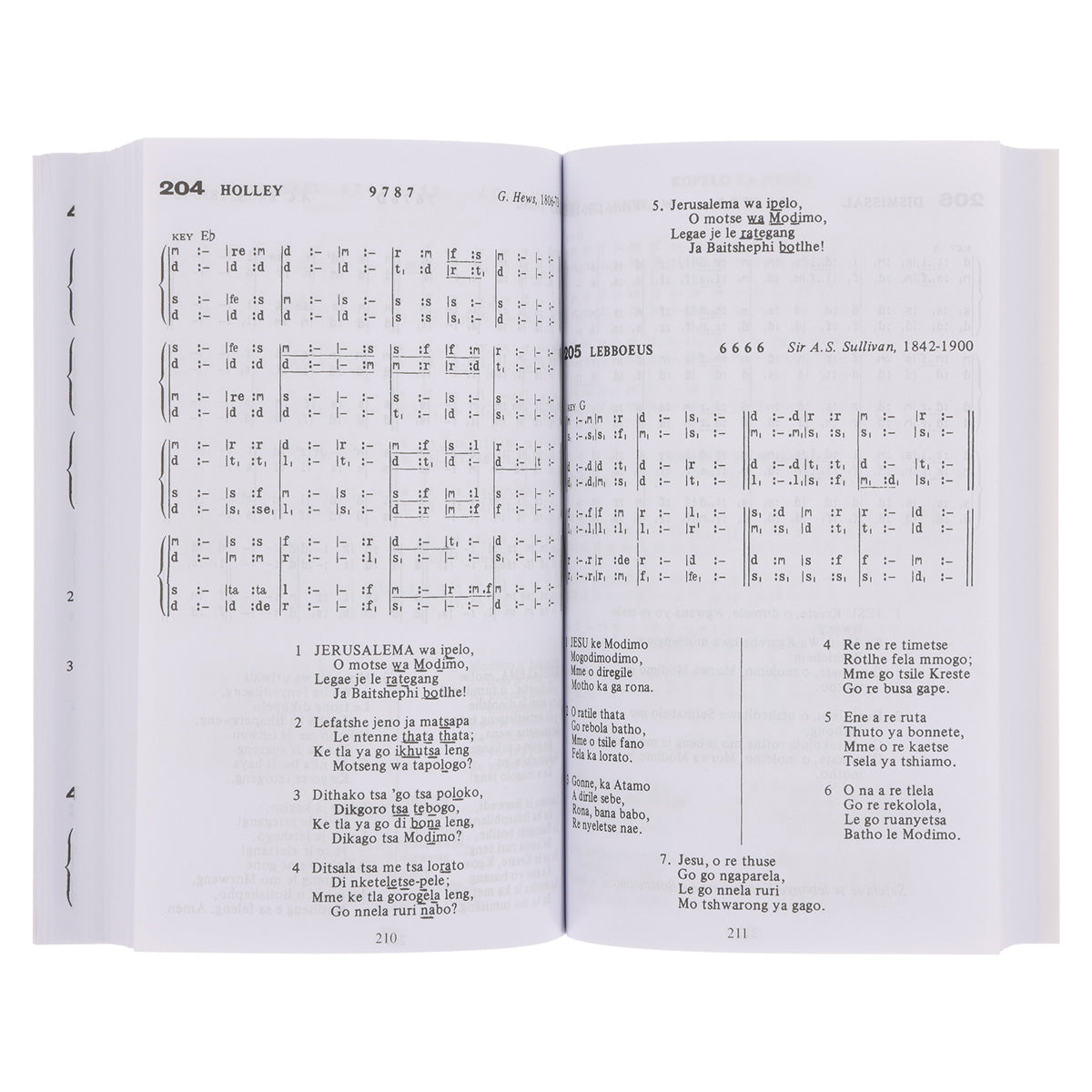 Anglican Setswana Hymnal with Tunes Tonic Solfa Edition (Paperback)