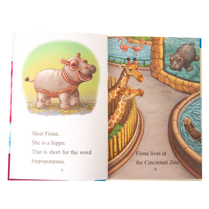 Fiona the Hippo Bulk 4-Books-in-1 Beginning Reader Collection (Hardcover)