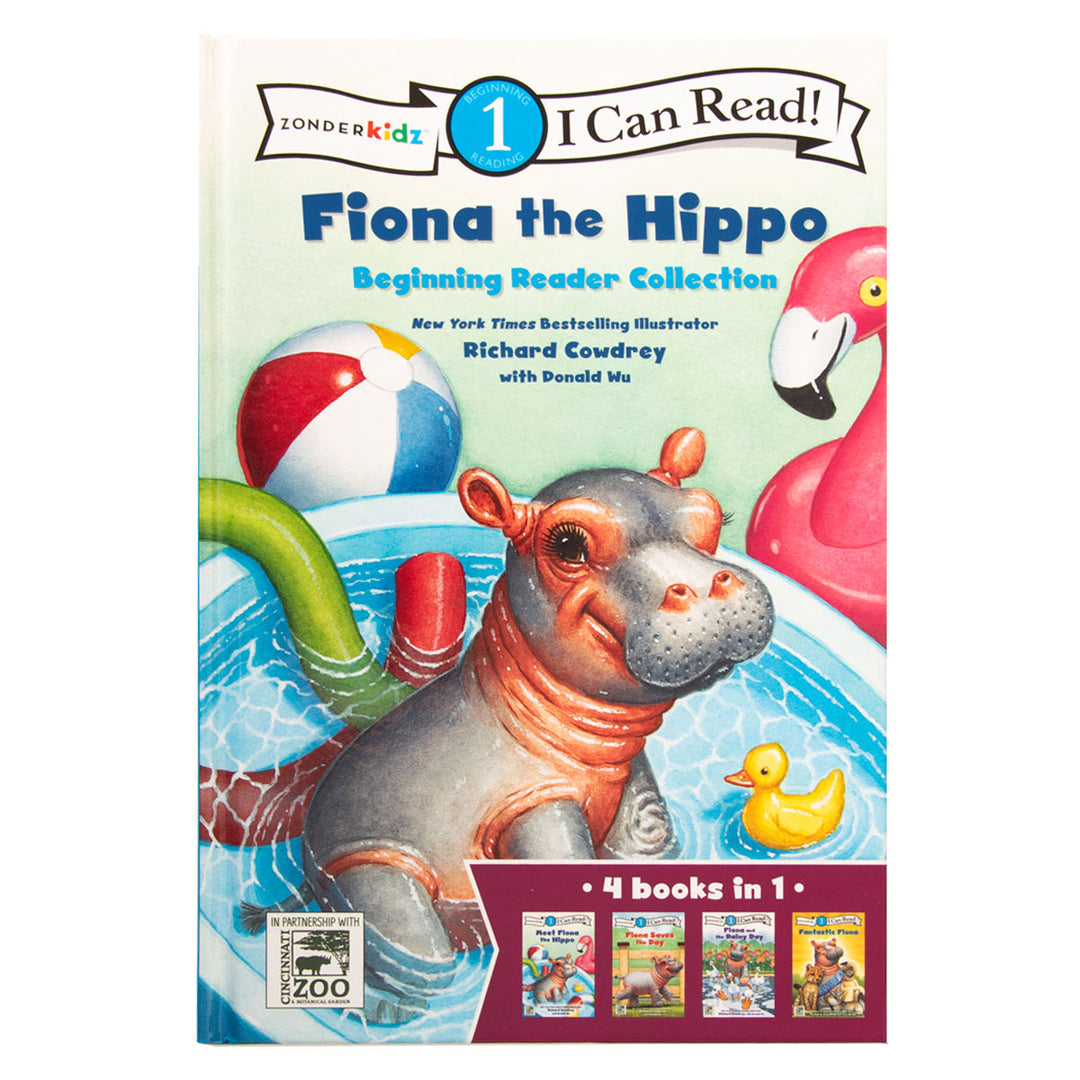 Fiona the Hippo Bulk 4-Books-in-1 Beginning Reader Collection (Hardcover)