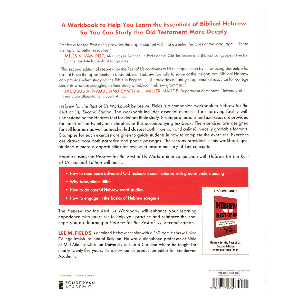 Hebrew For The Rest Of Us Workbook: Old Testament (Paperback)