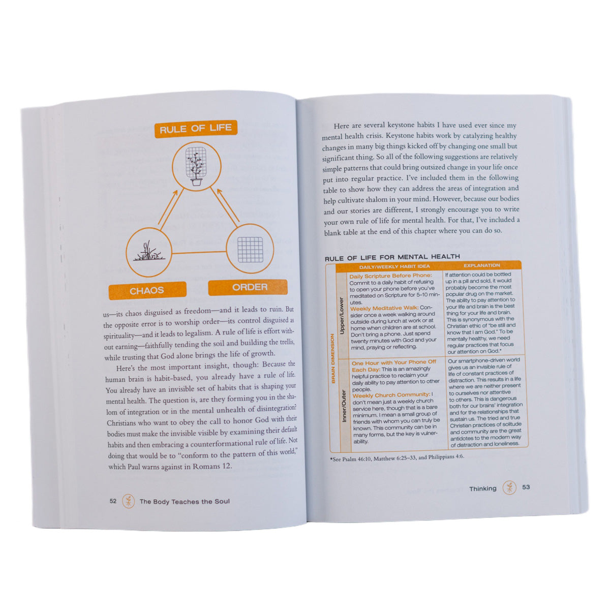 The Body Teaches the Soul: Ten Essential Habits to Form a Healthy and Holy Life PB