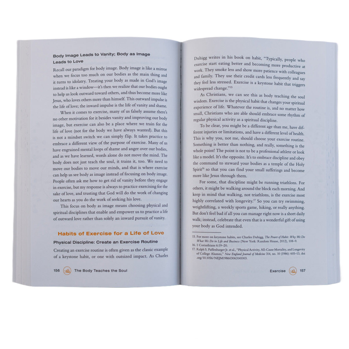 The Body Teaches the Soul: Ten Essential Habits to Form a Healthy and Holy Life PB