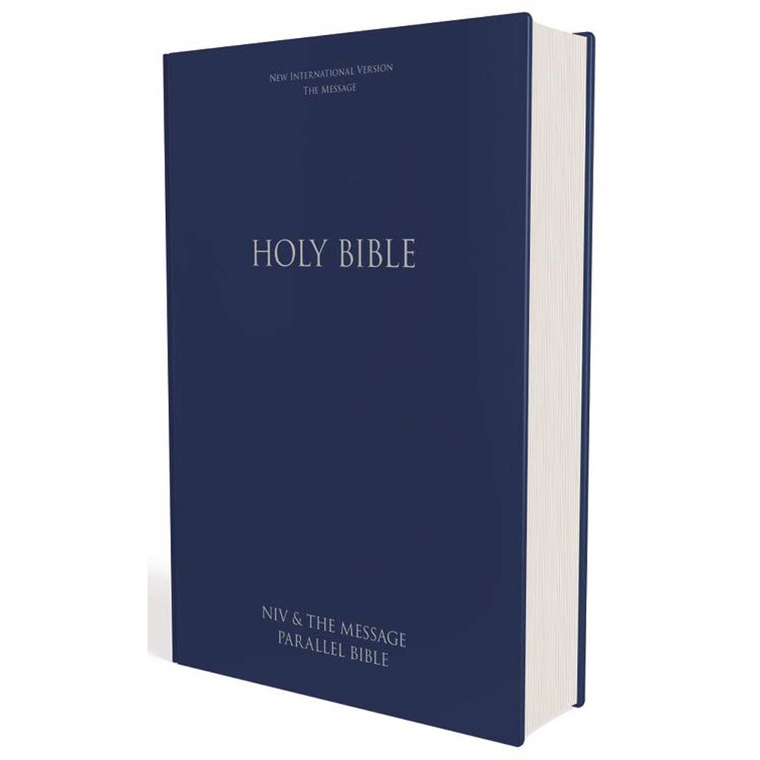 NIV / The Message  Side-By-Side Bible Large Print (Hardcover)