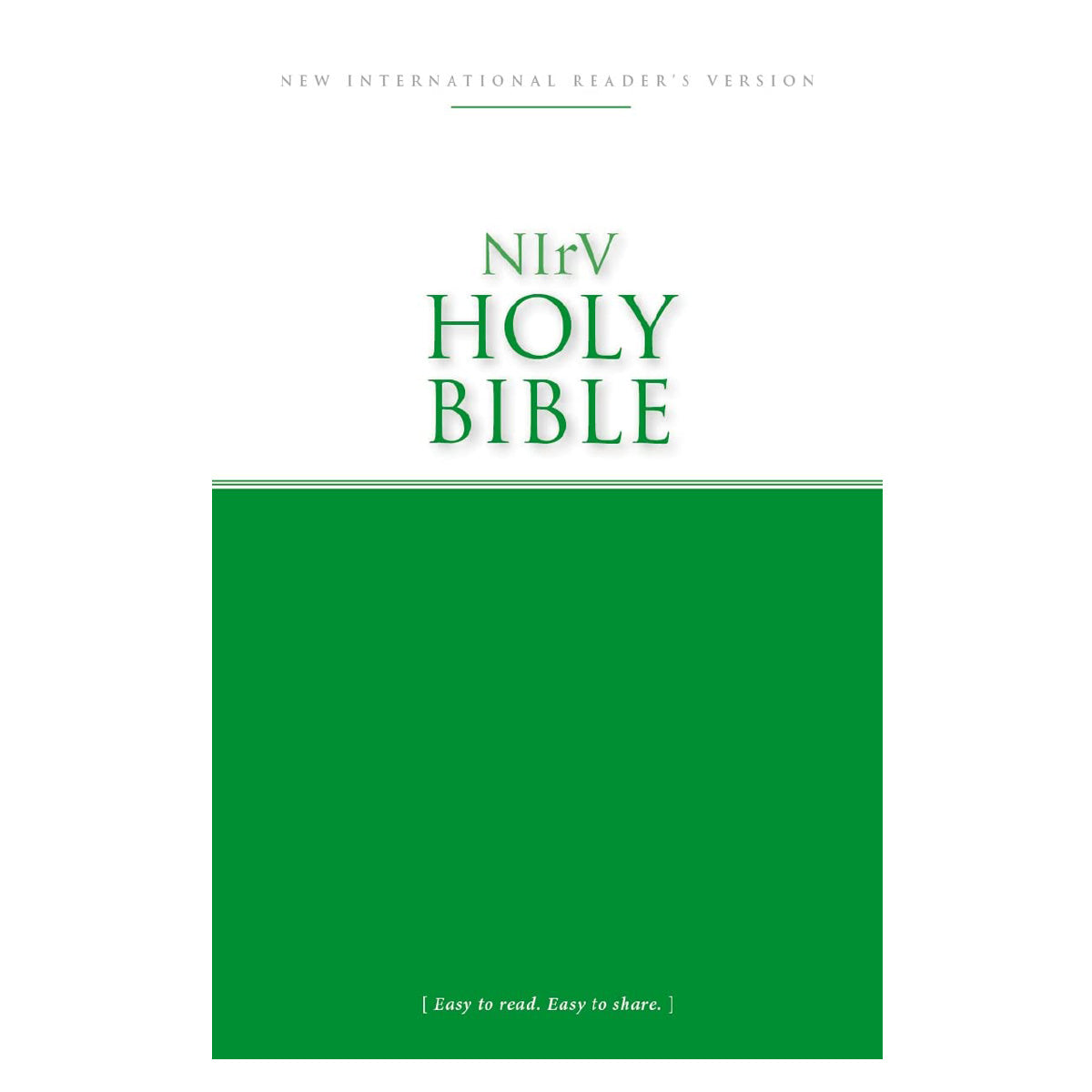 NIRV Economy Bible (Paperback)