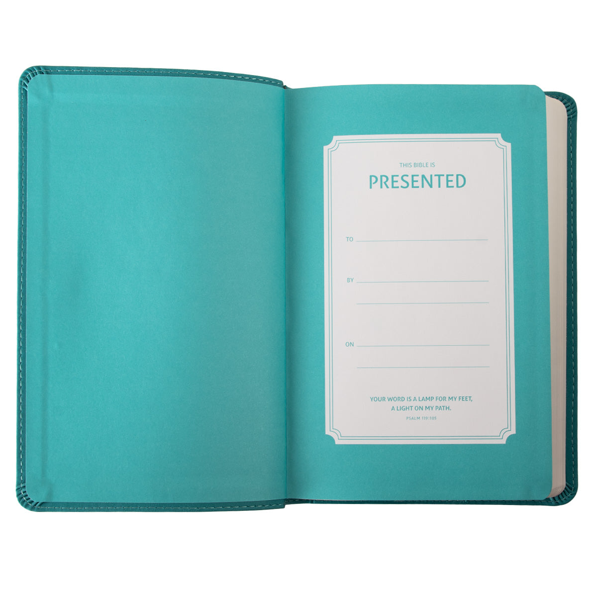 NIV Faux Leather Value Thinline Bible Teal Comfort Print