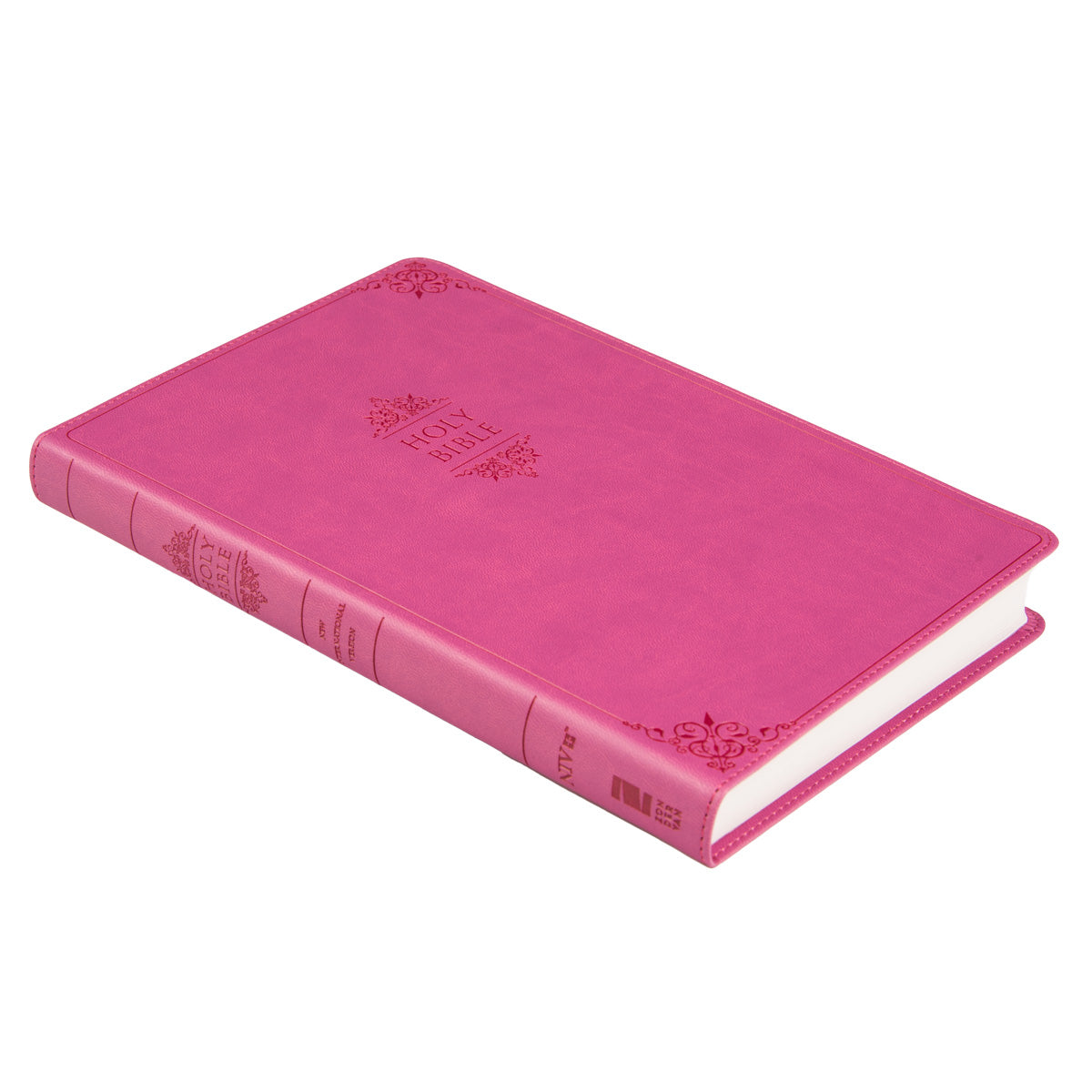 NIV Value Thinline Bible Large Print Pink (Comfort Print)(Imitation Leather)