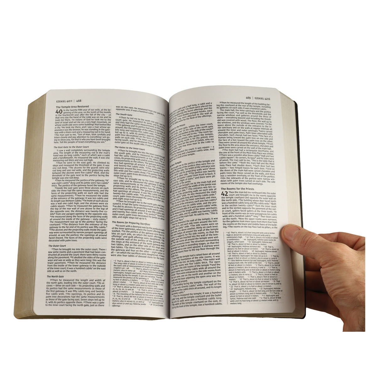 NIV Brown Faux Leather Holy Bible Soft Touch Edition Bible Comfort Print