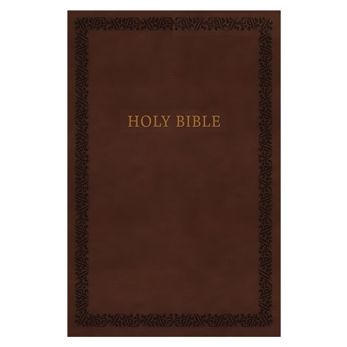 NIV Brown Faux Leather Holy Bible Soft Touch Edition Bible Comfort Print