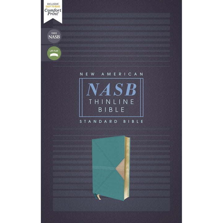 NASB Thinline Bible (1995) Red Letter Teal (Comfort Print)(Imitation Leather)