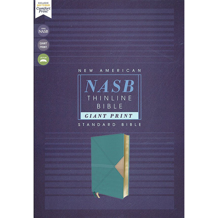 NASB Thinline Bible GP (1995) Red Letter Teal (Comfort Print)(Imitation Leather)