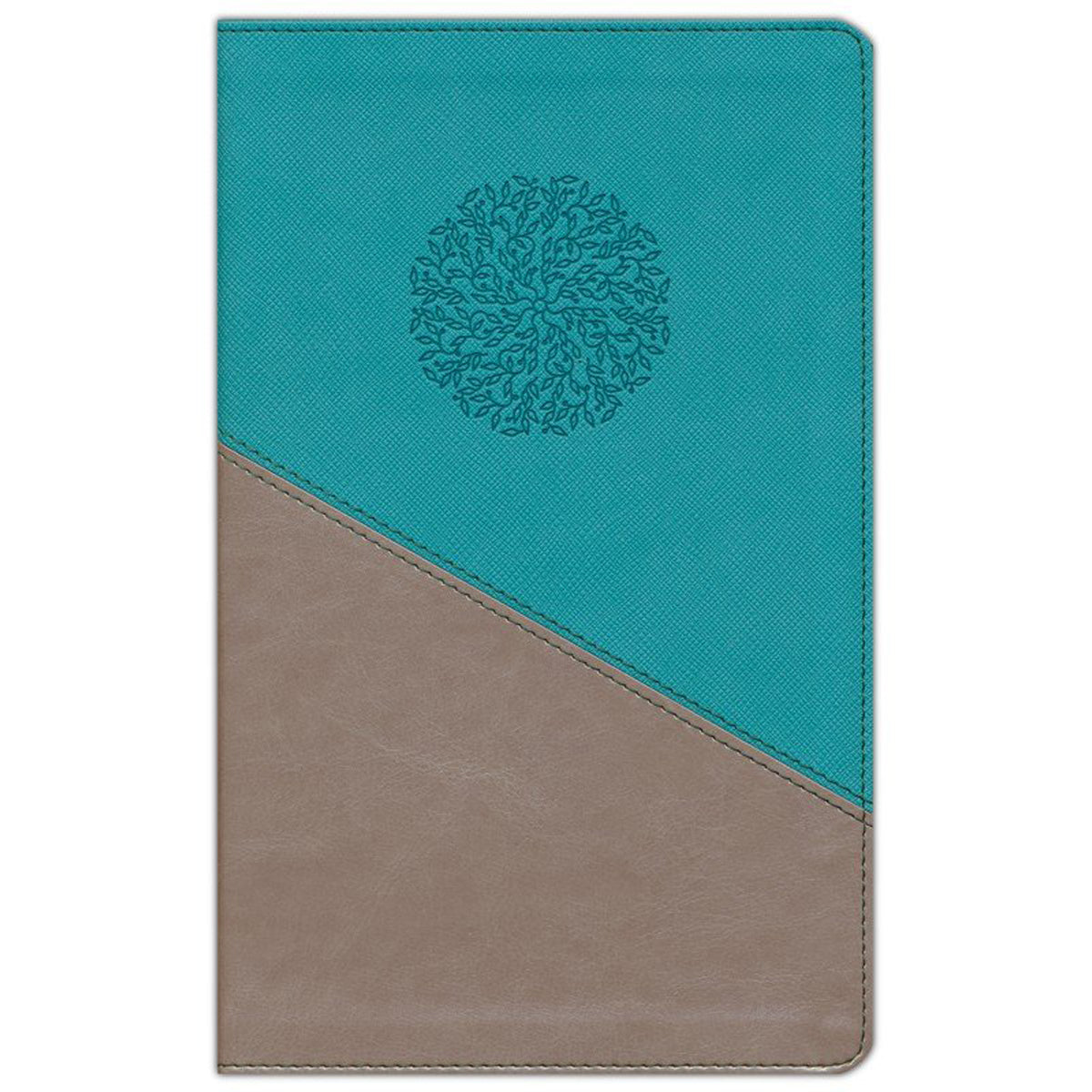 NIV Personal Size Bible Large Print Teal / Gold (Comfort Print)(Imitation Leather)