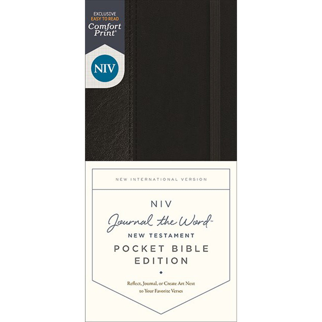 NIV Journal The Word New Testament Pocket Bible Red Letter Black (Hardcover)
