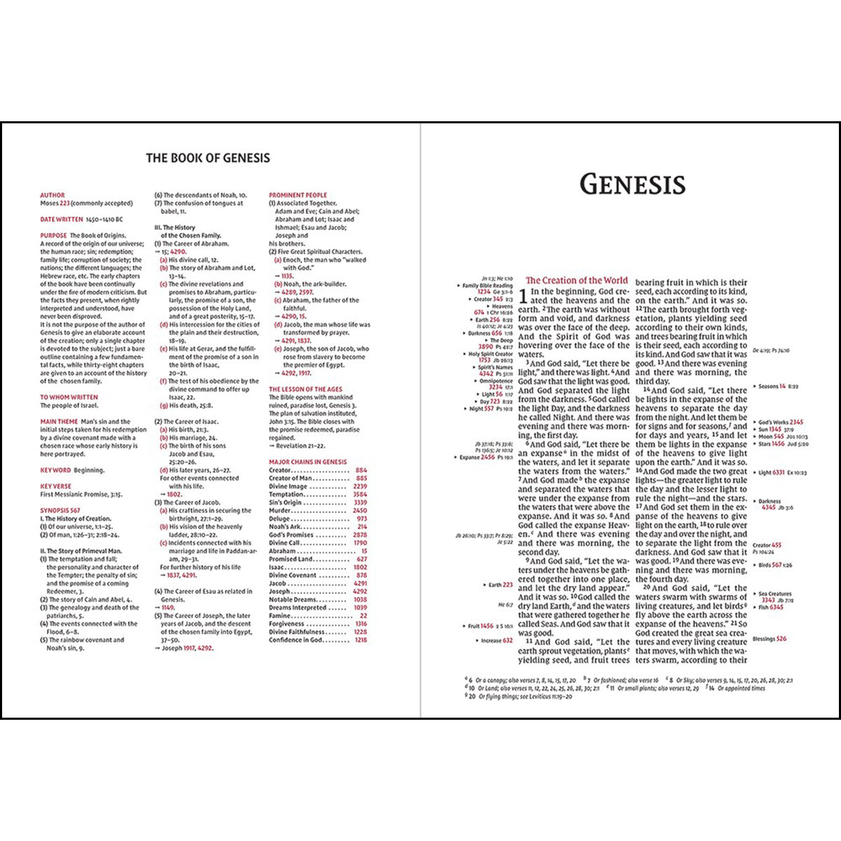 NIV Thompson Chain-Reference Bible, Red Letter (Comfort Print)(Hardcover)