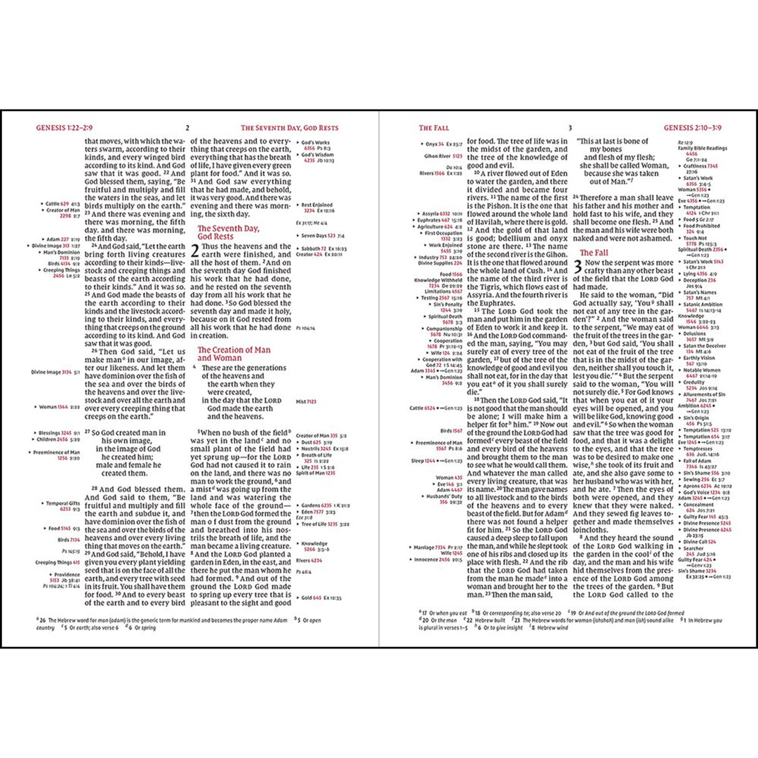 NIV Thompson Chain-Reference Bible, Red Letter (Comfort Print)(Hardcover)