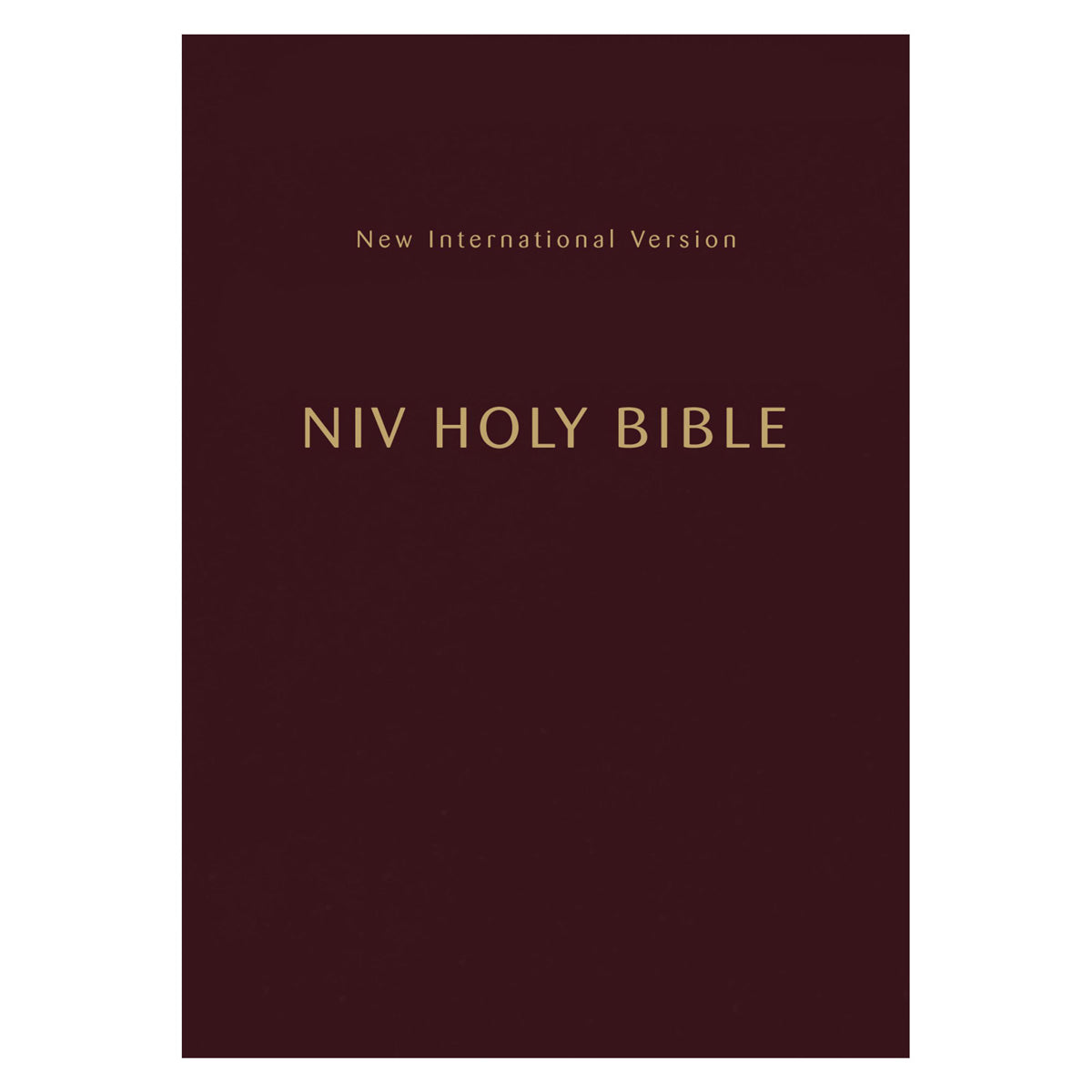 NIV Holy Bible Compact Burgundy Comfort Print (Paperback)