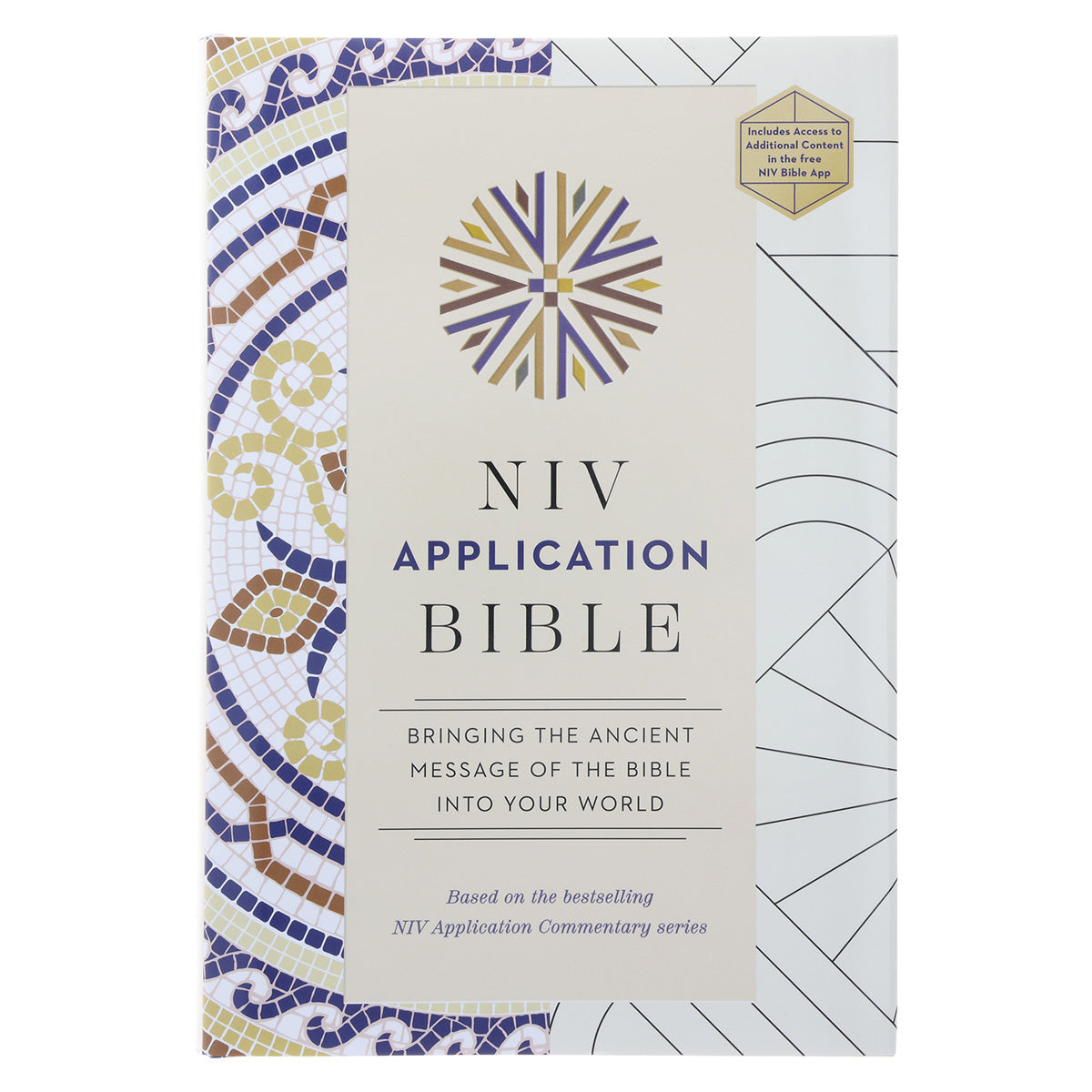 NIV Multi-Cream Hardcover Application Bible Red Letter Comfort Print