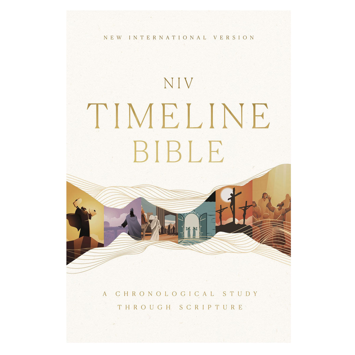 NIV Hardcover Timeline Bible Red Letter Comfort Print