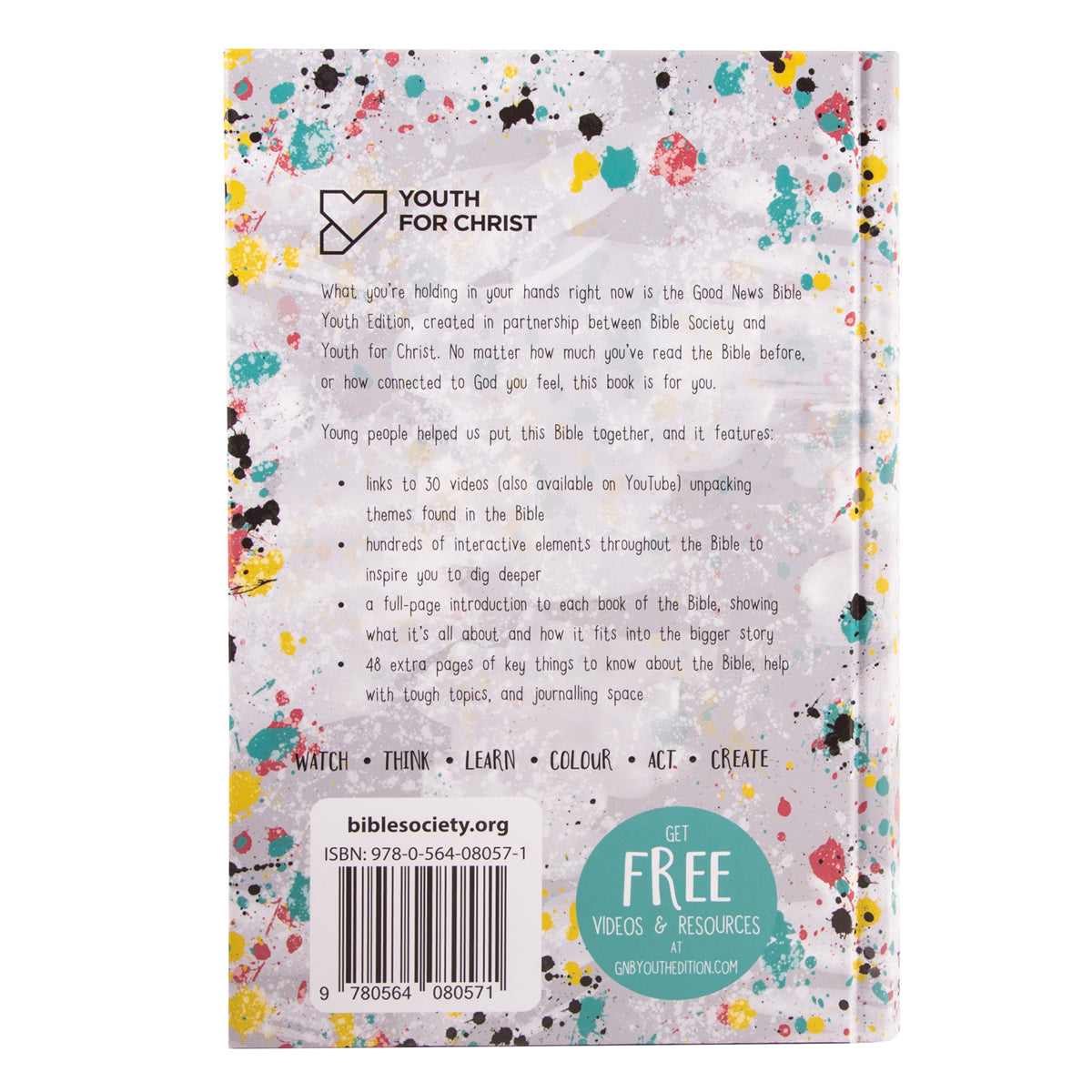 GNT Full Color Hardcover Interactive Youth Edition Bible