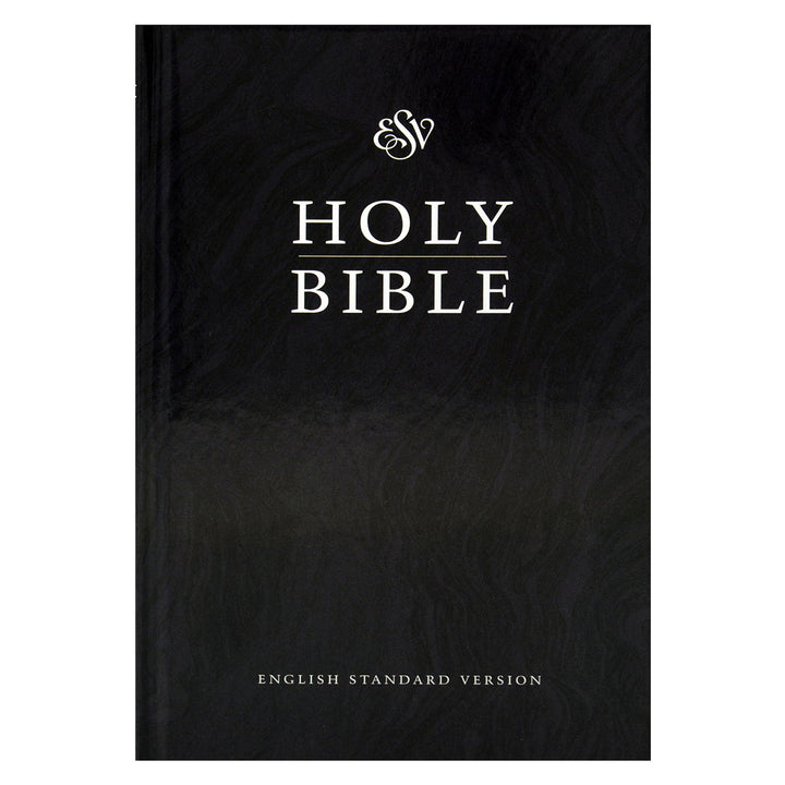 ESV Black Marble Hardcover Medium Holy Bible