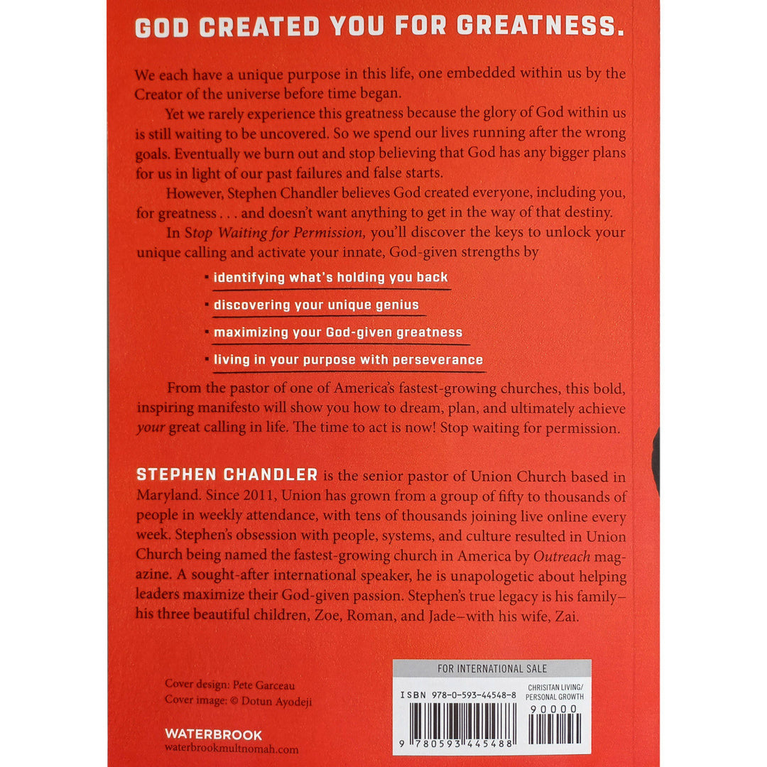 Stop Waiting For Permission: Harness Your Gifts (Paperback)