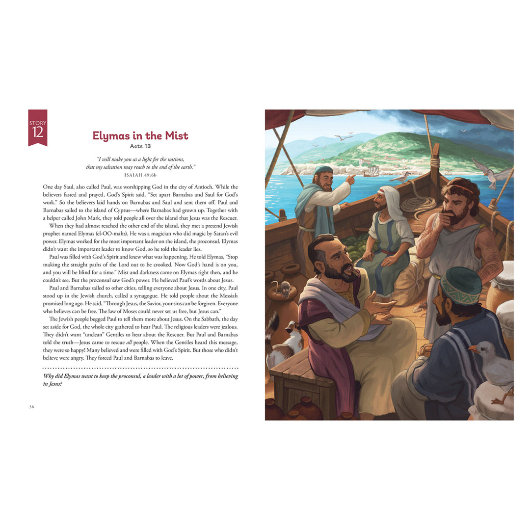 The Go-And-Tell Storybook: 30 Bible Stories Showing Why We Share About Jesus PB