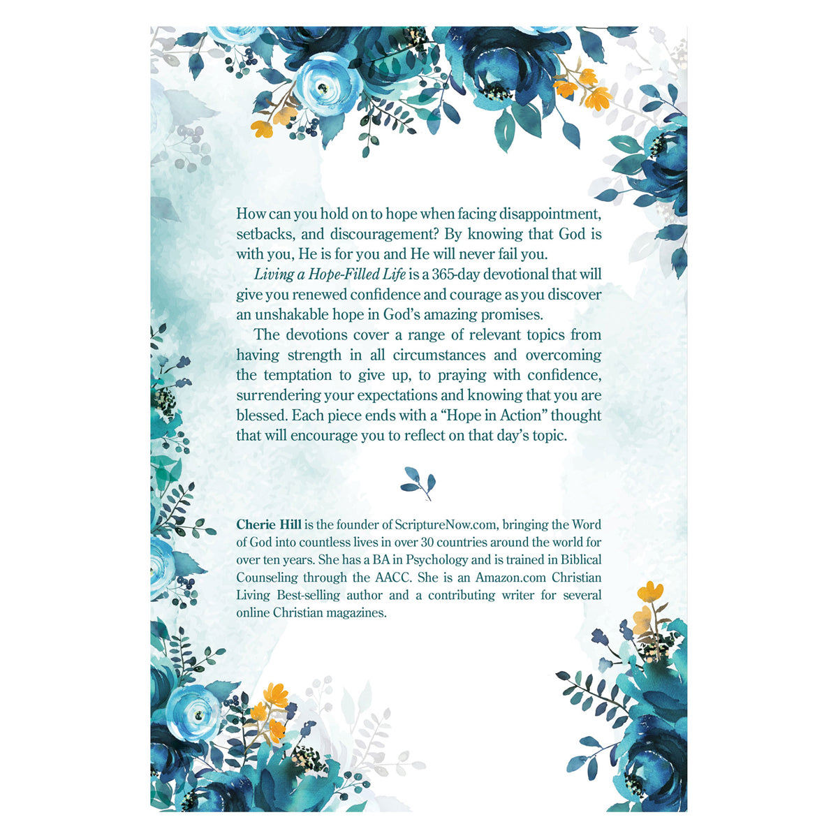 Living A Hope-Filled Life: A Year-Long Journey Of Experiencing God's Faithfulness PB