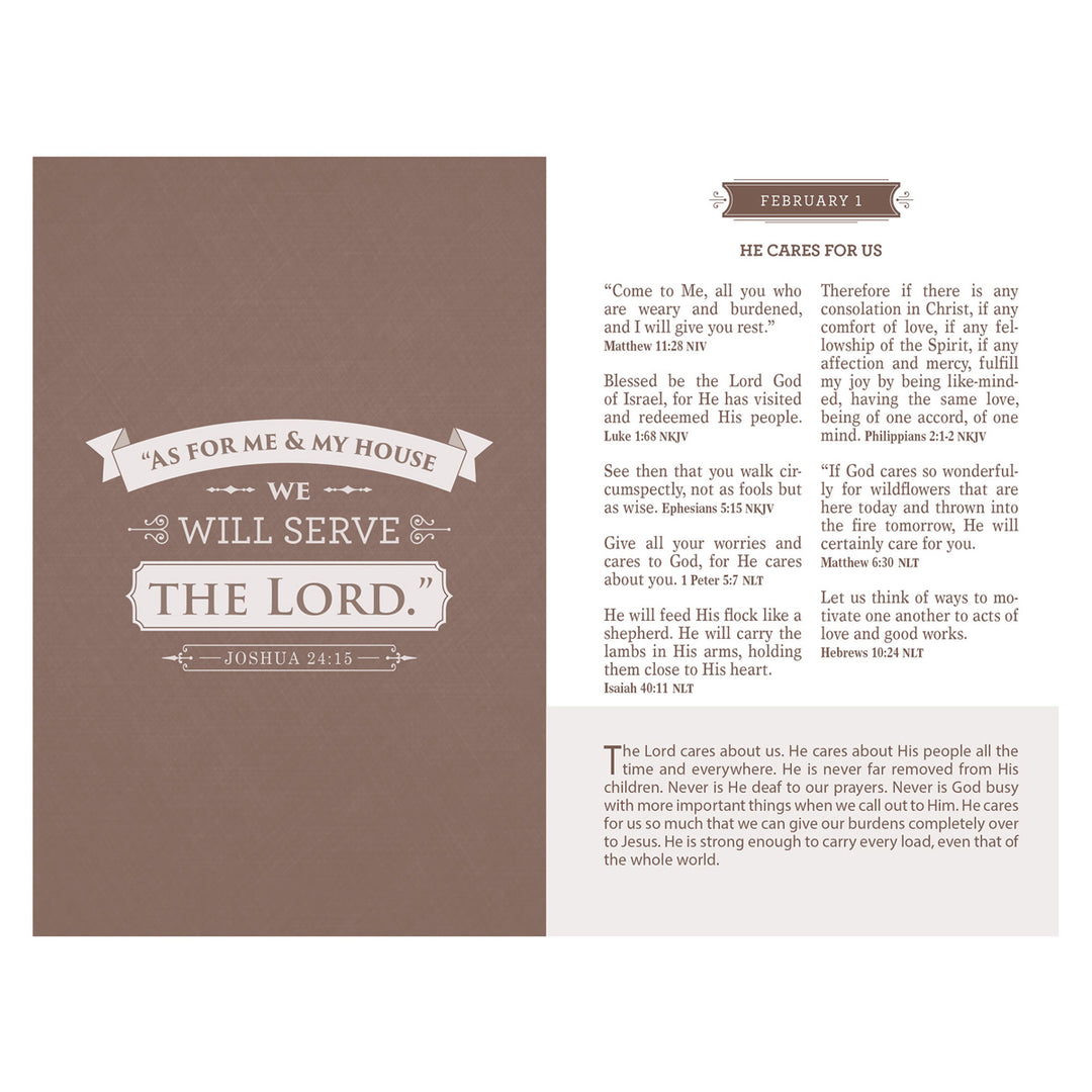 Pocket Bible Devotional For Men Navy (Paperback)