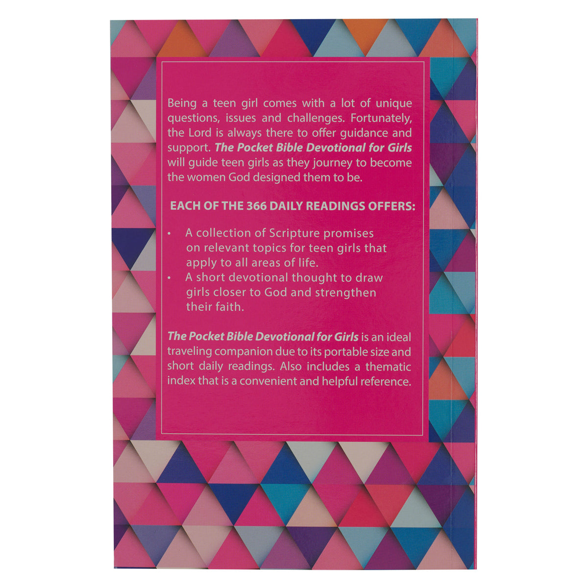 Pocket Bible Devotional For Girls Pink (Paperback)
