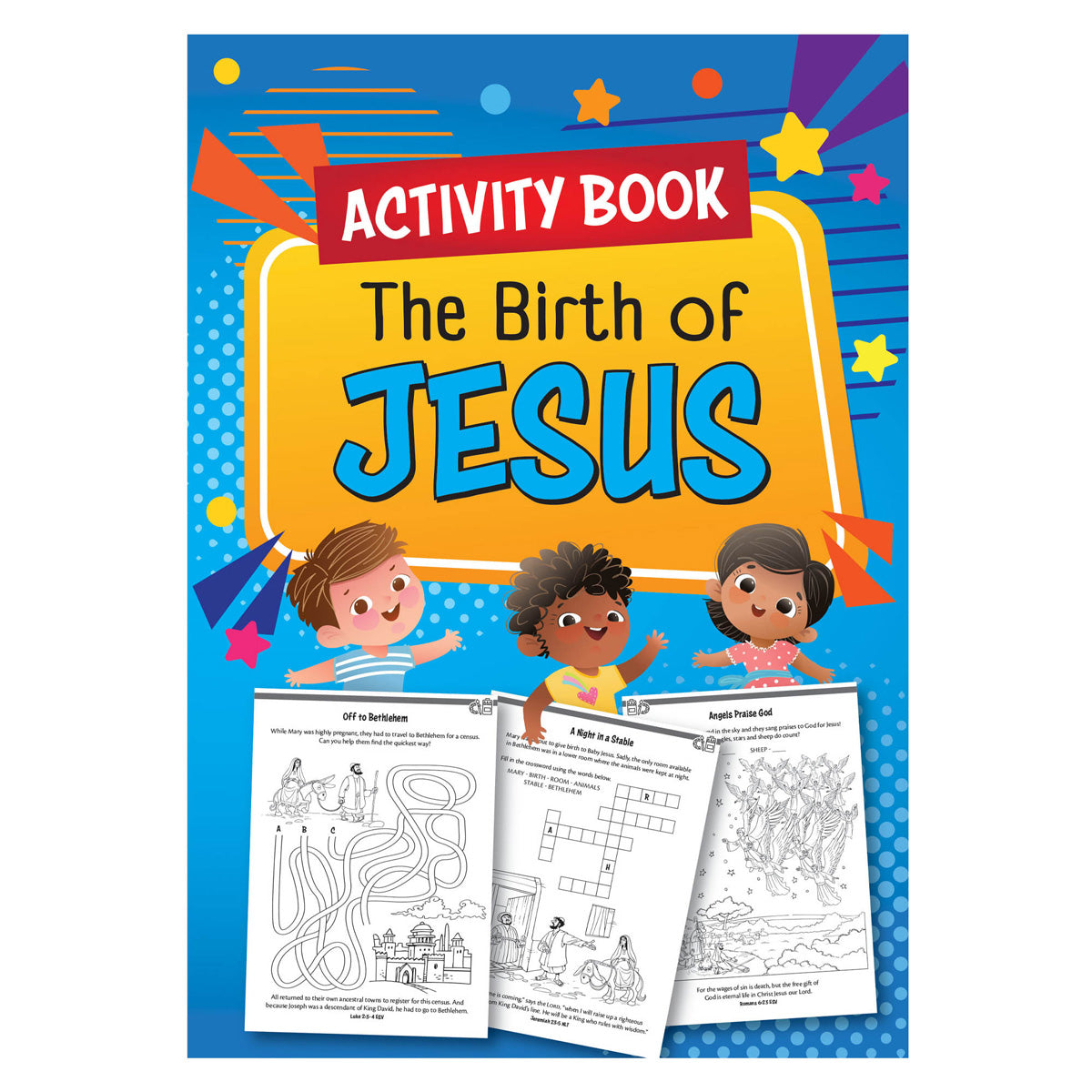 The Birth of Jesus Activity Book (Paperback)