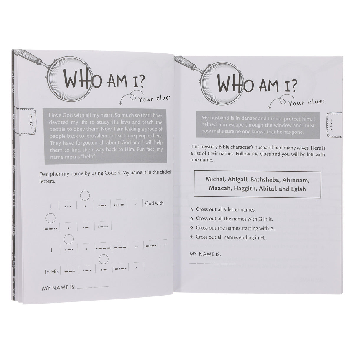 Who Am I? Activity Book (Paperback)