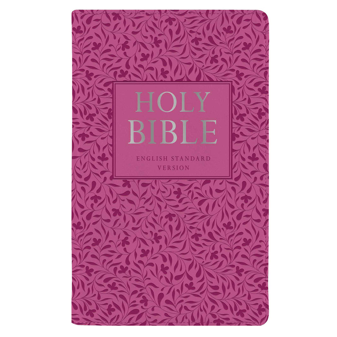 ESV Pink Vines Faux Leather Standard Bible