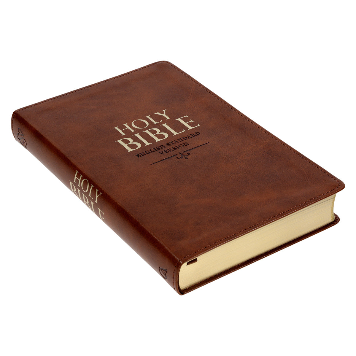 ESV Tan Brown Faux Leather Standard Bible