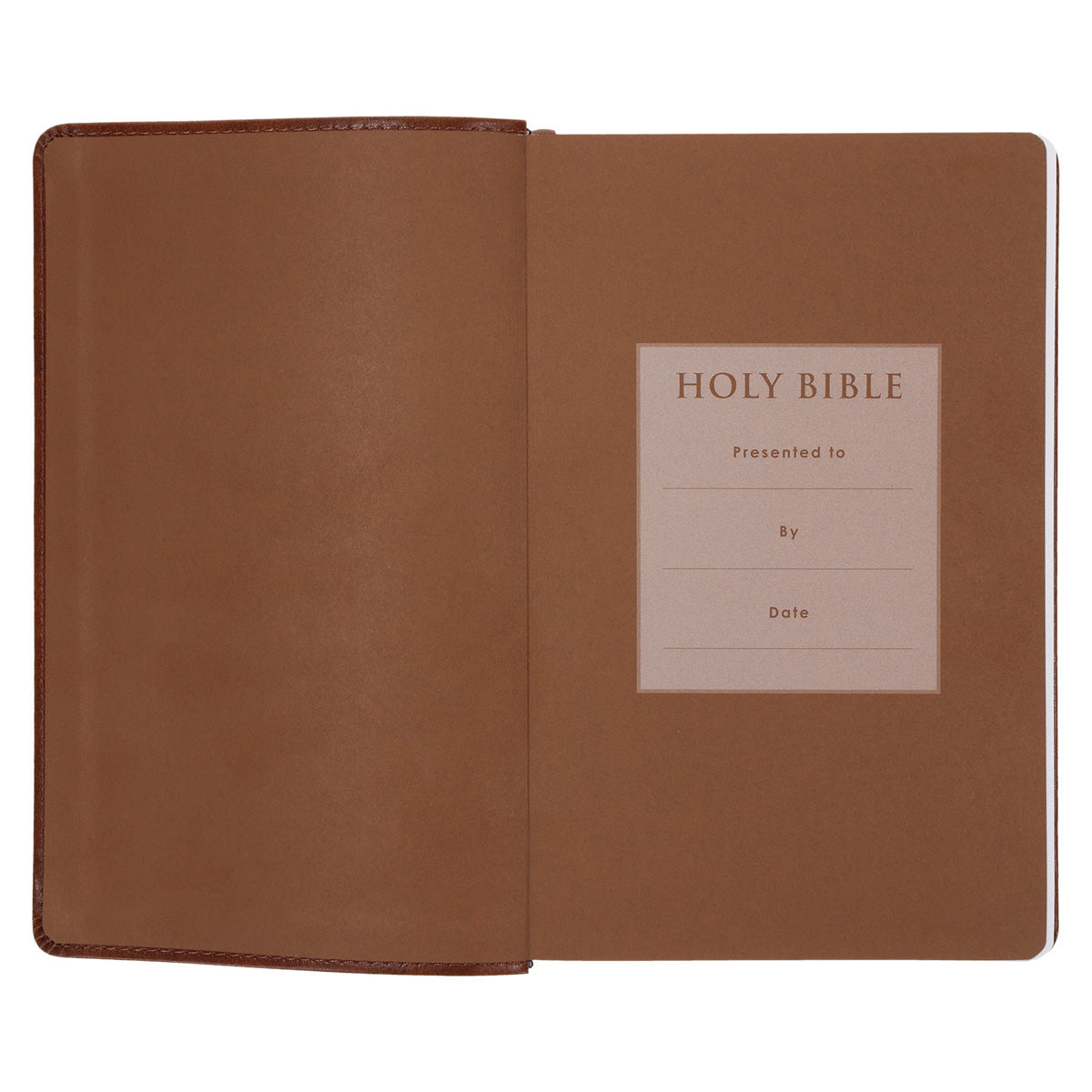 ESV Tan Brown Faux Leather Standard Bible