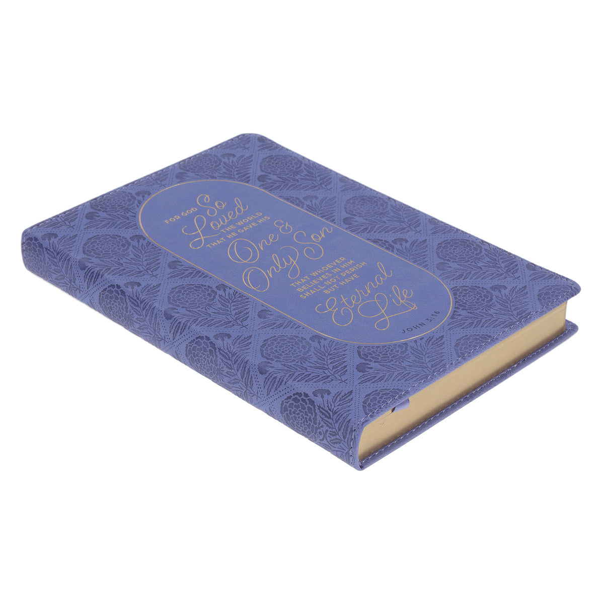 For God so Loved Faux Leather Journal