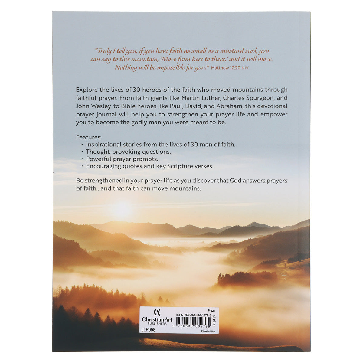 Men of Faith Devotional Prayer Journal (Paperback)