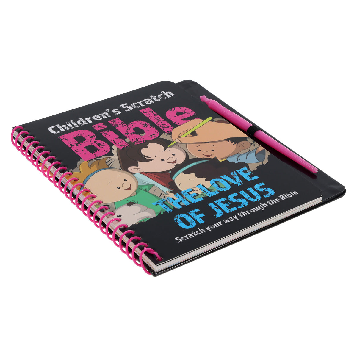 The Love of Jesus Children's Scratch Bible (Spiral-Bound)