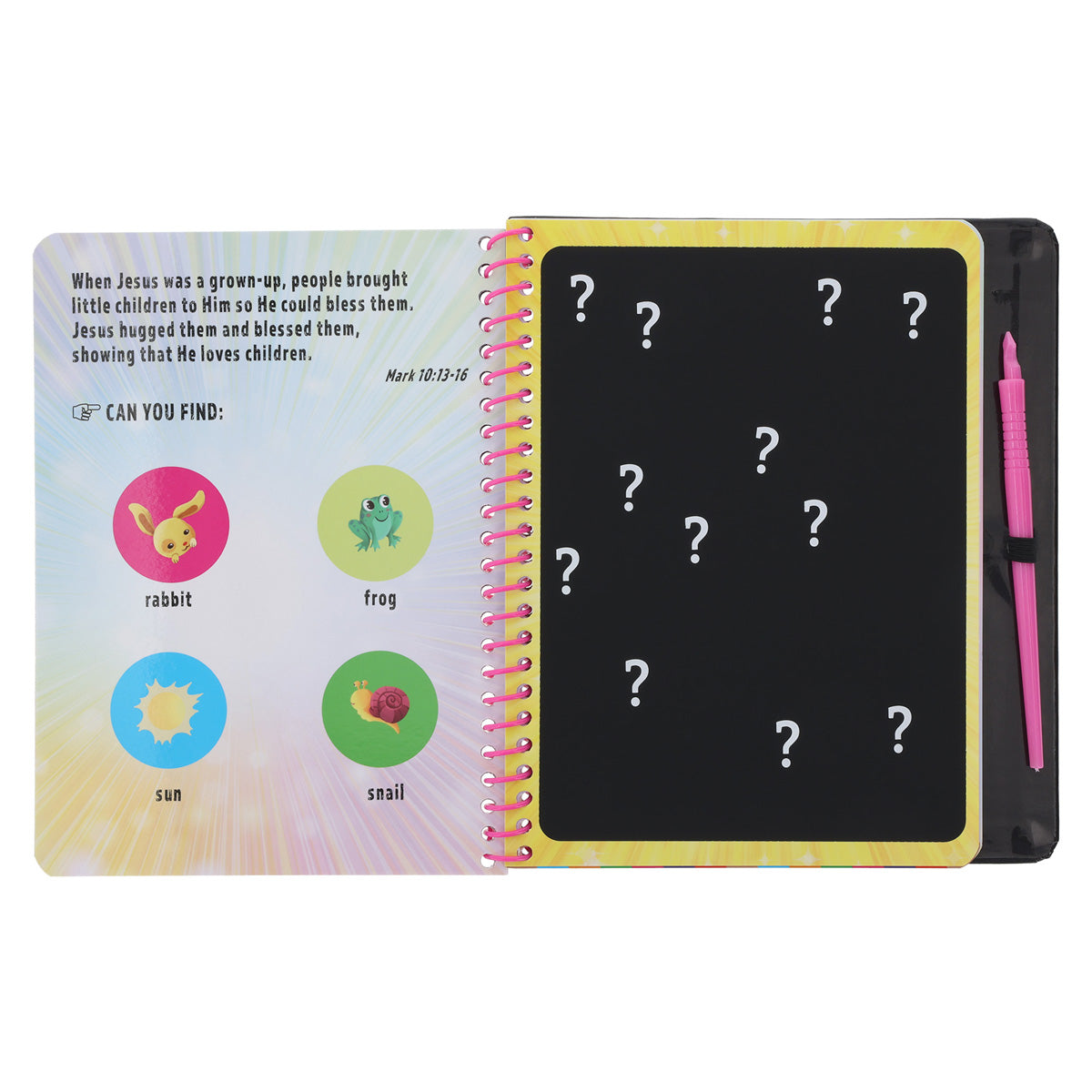 The Love of Jesus Children's Scratch Bible (Spiral-Bound)