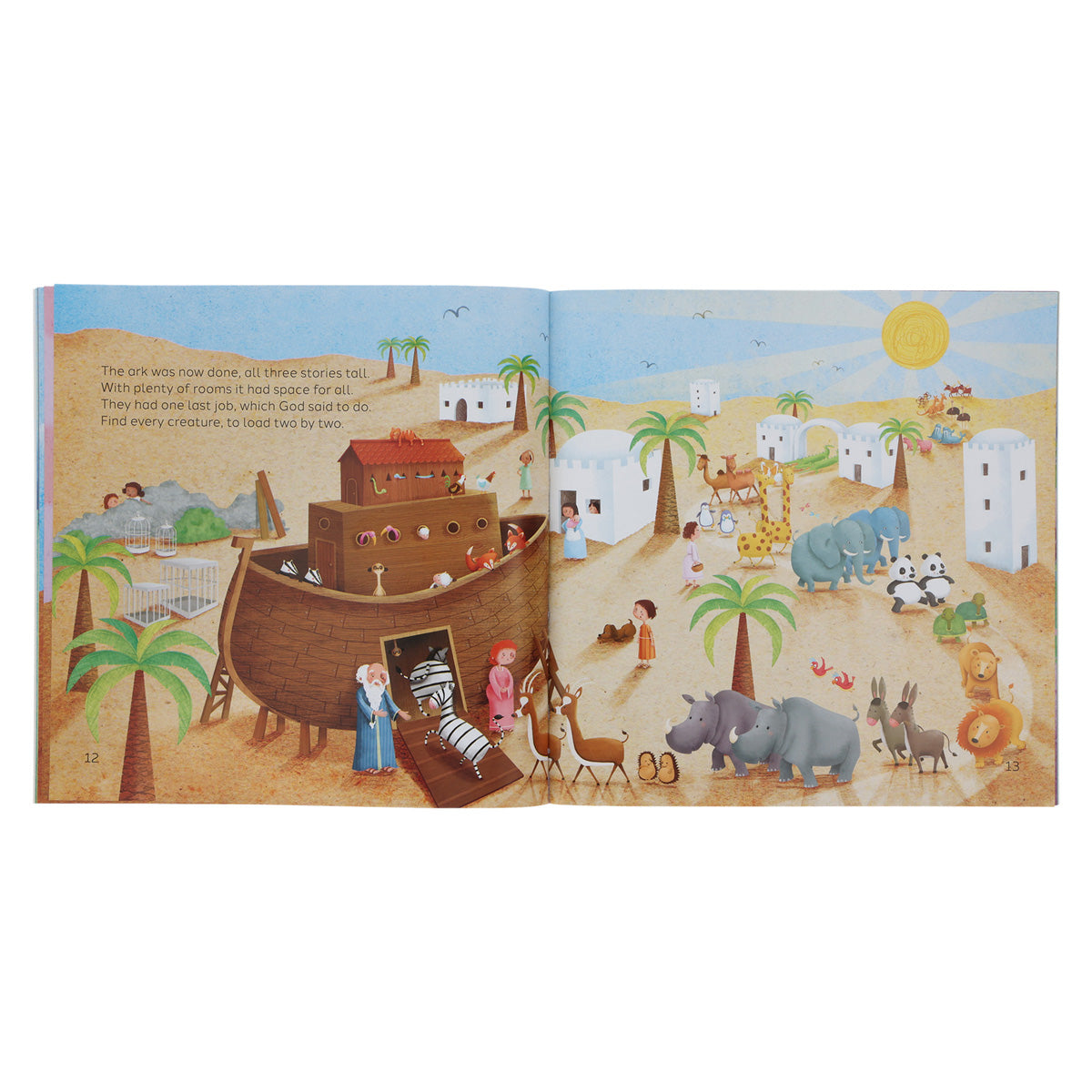 The Story of Noah’s Ark: A Flood from Above, a Rainbow, and a Promise of Love PB