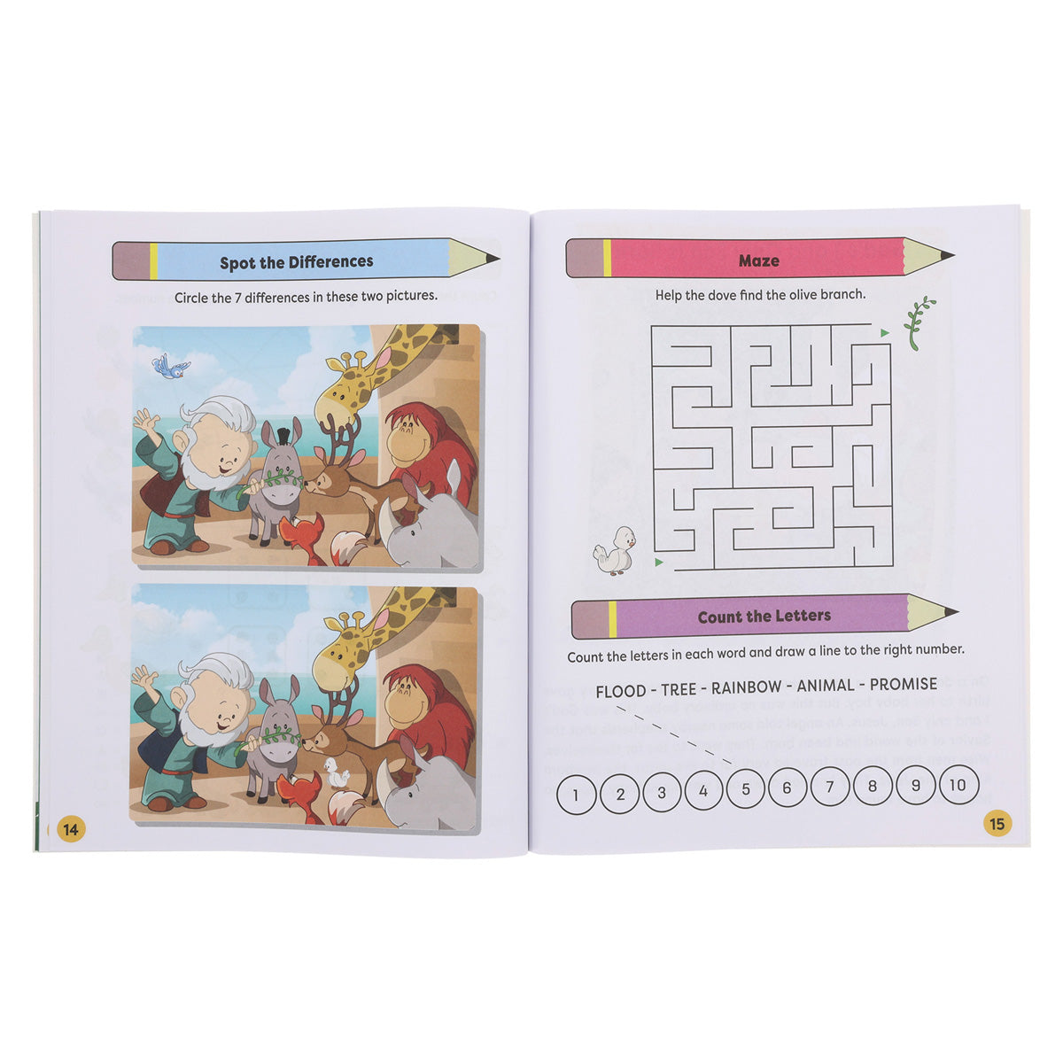 Learning with the Bible: Let’s Play with Numbers Book 1 (Paperback)