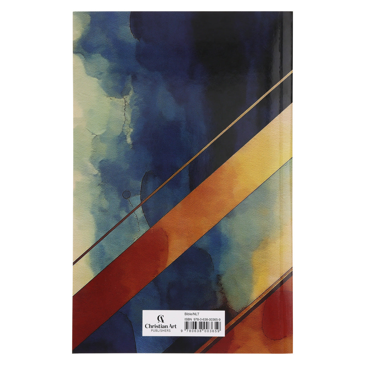 NLT Blue and Orange Watercolor Paperback Outreach Bible