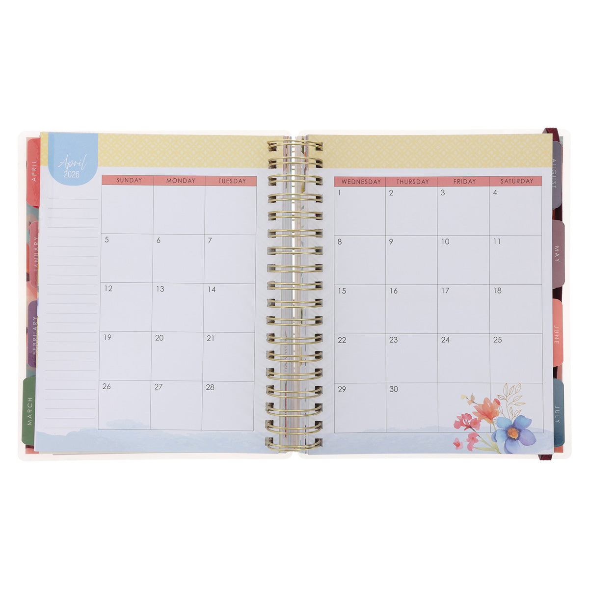 2026 Diary - 18-Month Planner for Women - Grace upon Grace - Wirebound