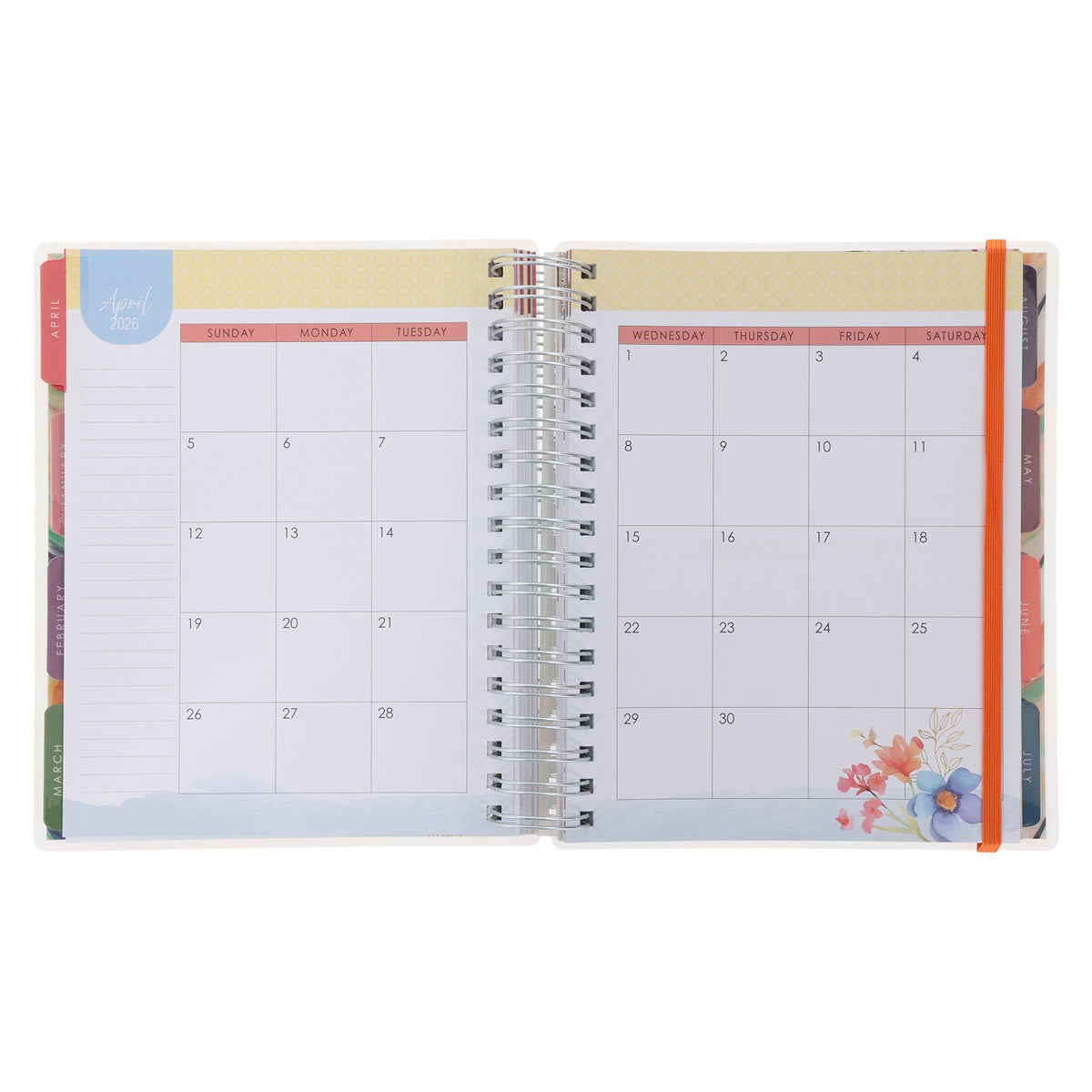 2026 Diary - 18-Month Planner for Women - Blessed Is the One - Wirebound