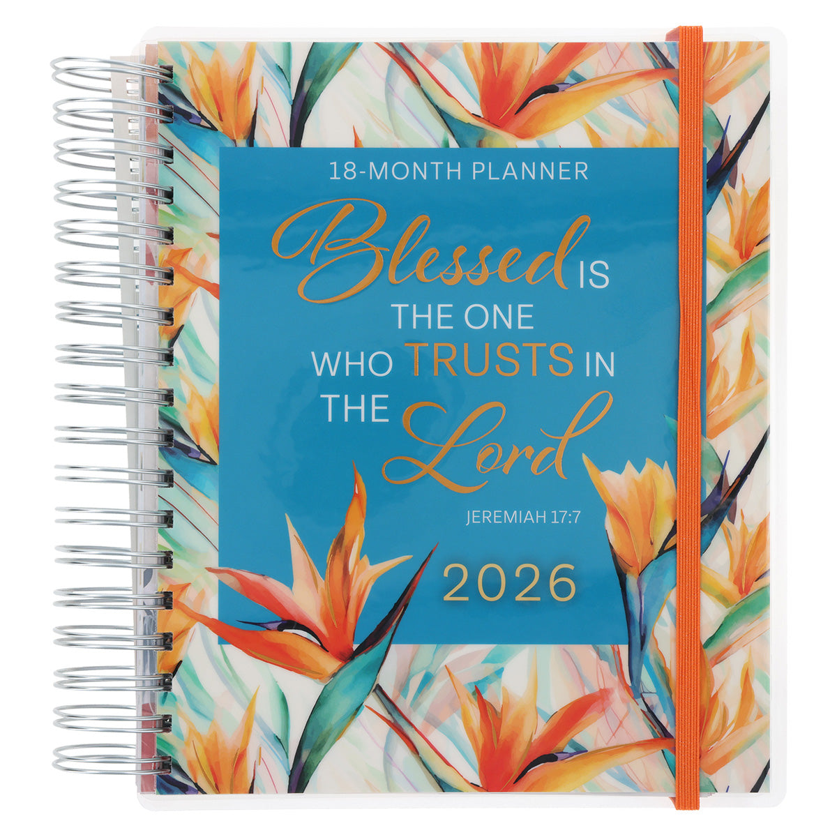 2026 Diary - 18-Month Planner for Women - Blessed Is the One - Wirebound