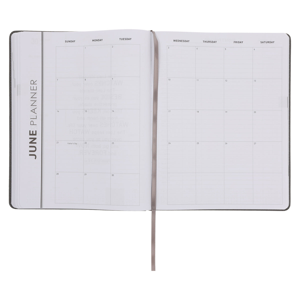 2026 A4 Executive Diary - Daily Planner - Be Strong in the Lord - Faux Leather