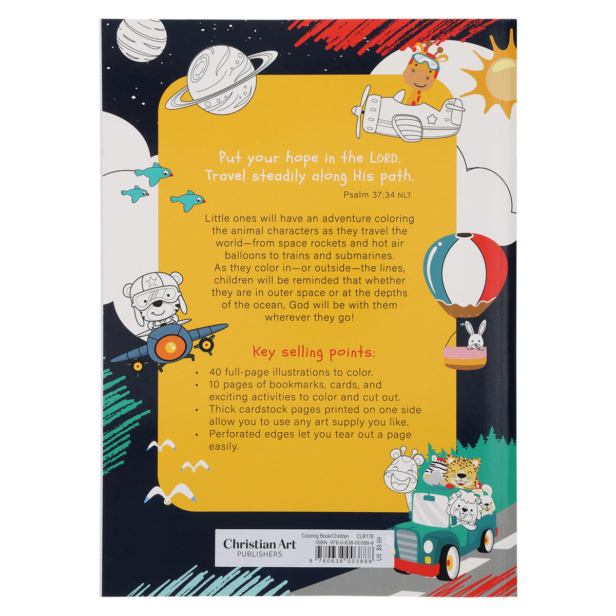 God Is with Me Wherever I Go: A Coloring Adventure for Kids (Paperback)