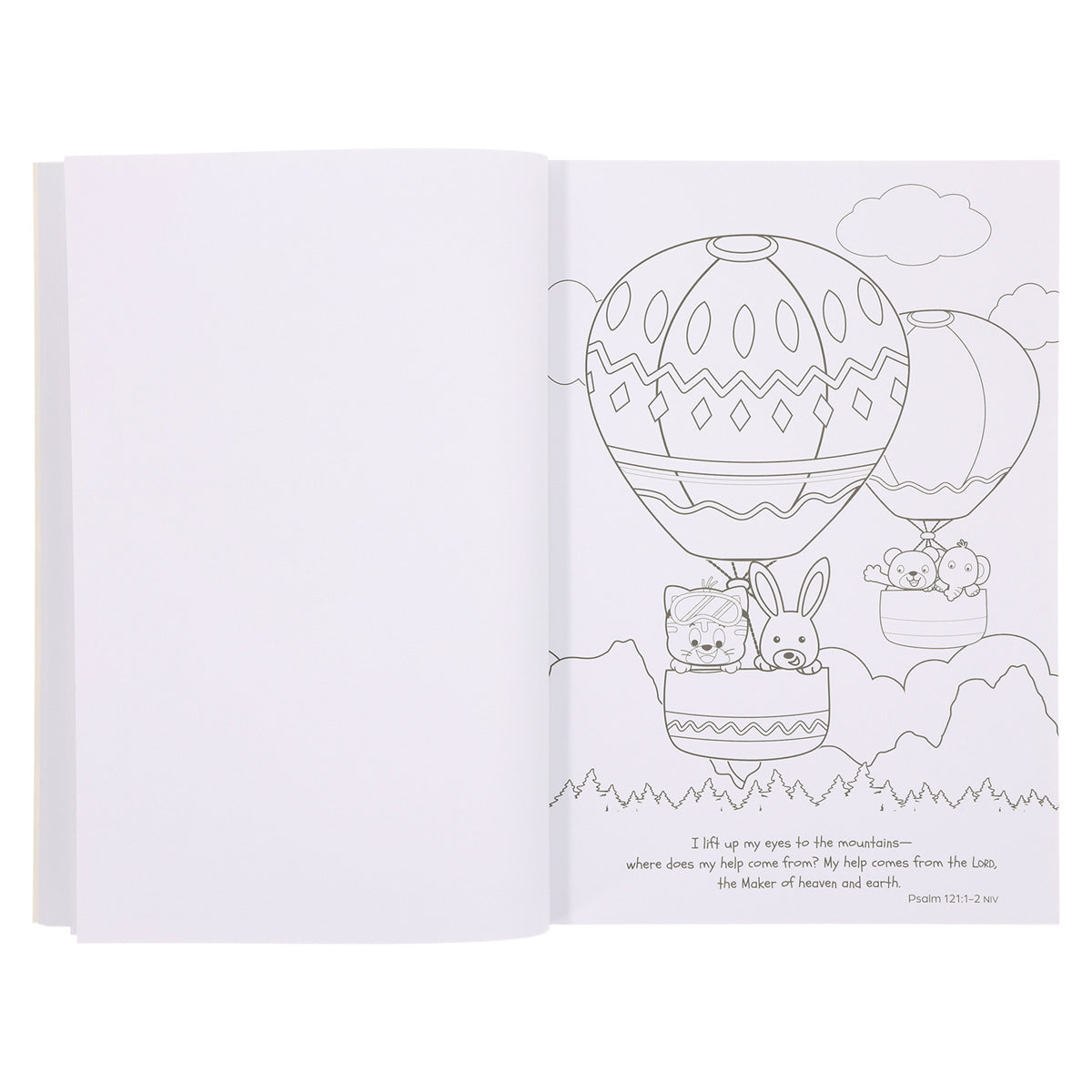 God Is with Me Wherever I Go: A Coloring Adventure for Kids (Paperback)