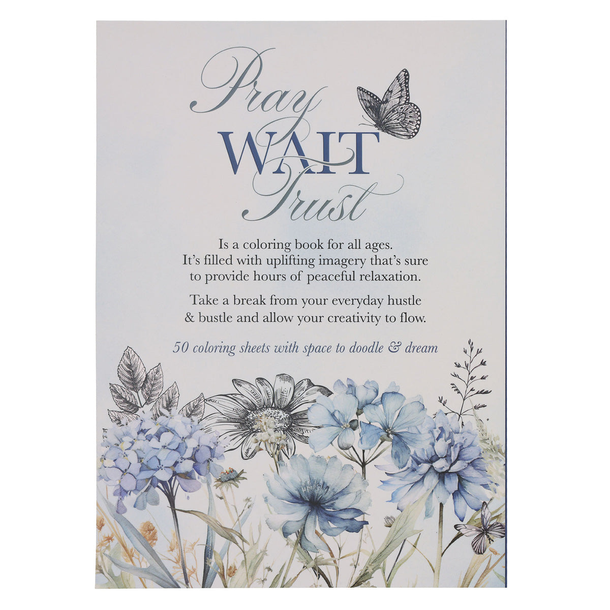 Pray Wait Trust Coloring Book (Paperback)