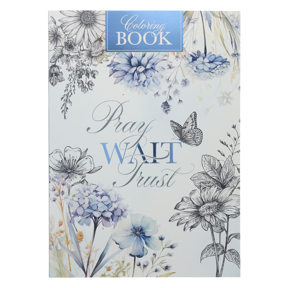 Pray Wait Trust Coloring Book (Paperback)