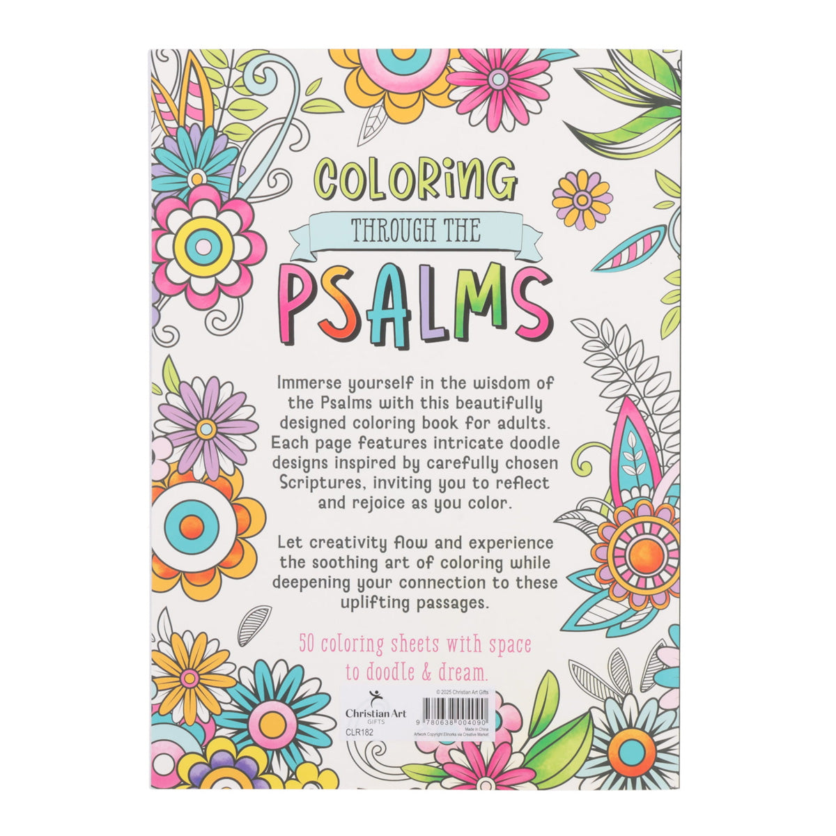 Coloring Through the Psalms Coloring Book (Paperback)